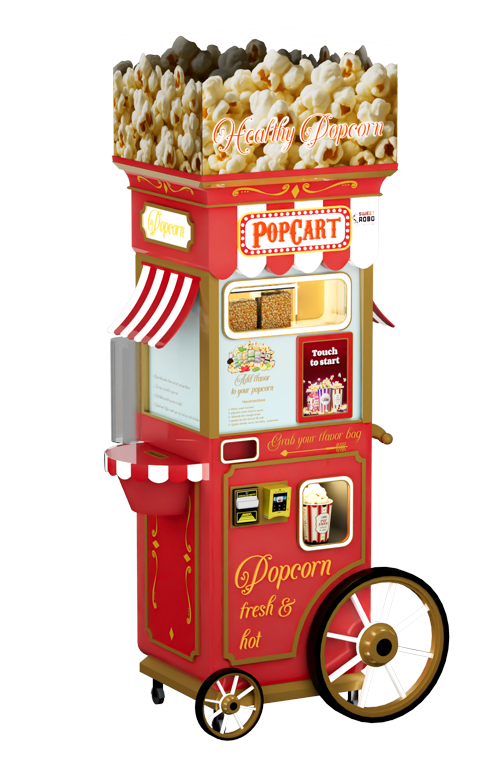 Sweet Robo PopCart Popcorn Machine